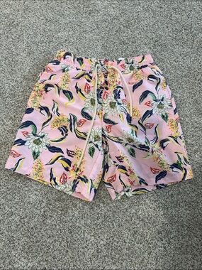 Polo by Ralph Lauren Pink Floral Drawstring swimming Shorts
